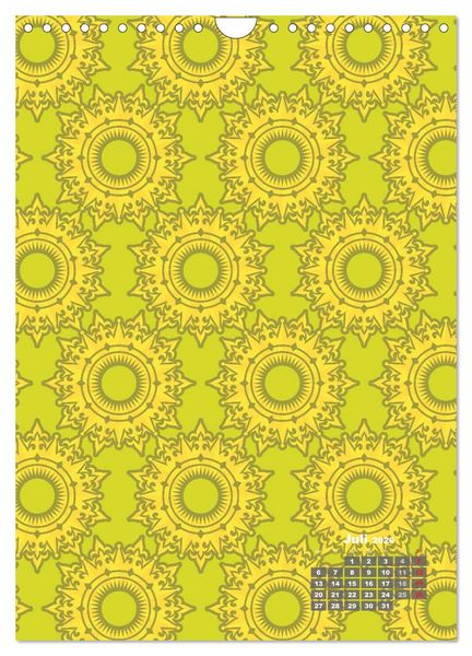 Produktbild: Tapetendesigns &ndash; Strukturen, Muster und Bastelvorlagen (Wandkalender 2026 DIN A4 hoch), CALVENDO Monatskalender
