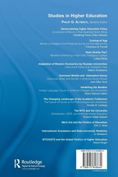 Produktbild: WTO/GATS and the Global Politics of Higher Education