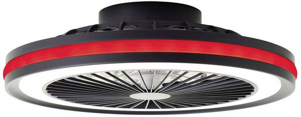 Produktbild: Brilliant G99280/06 Palmero LED-Deckenleuchte mit Ventilator LED-Modul 40W Schwarz