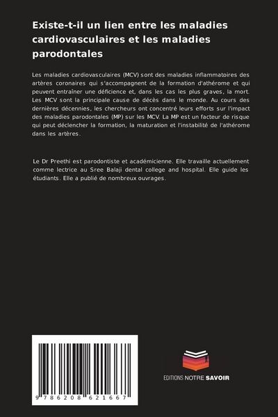 Produktbild: Existe-t-il un lien entre les maladies cardiovasculaires et les maladies parodontales