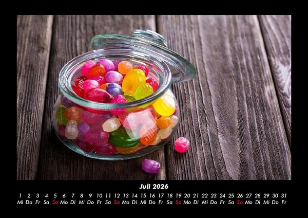 Produktbild: World of Sweets 2026 Fotokalender DIN A3