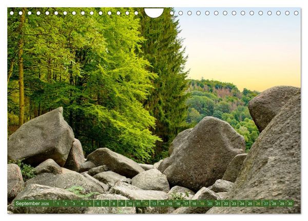 Produktbild: Das Felsenmeer - Natur pur im Odenwald (Wandkalender 2026 DIN A4 quer), CALVENDO Monatskalender