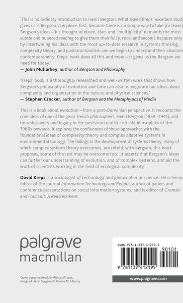 Produktbild: Bergson, Complexity and Creative Emergence