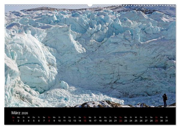 Produktbild: Gr&ouml;nland - Der wilde, wei&szlig;e Westen (Wandkalender 2026 DIN A2 quer), CALVENDO Monatskalender