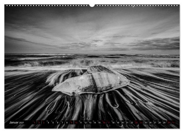 Produktbild: Dramatik in SW (Wandkalender 2027 DIN A2 quer), CALVENDO Monatskalender