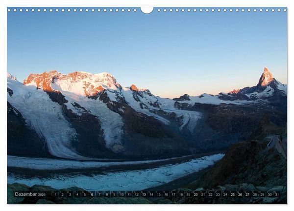 Produktbild: Alpen live - Rund um das Matterhorn (Wandkalender 2026 DIN A3 quer), CALVENDO Monatskalender