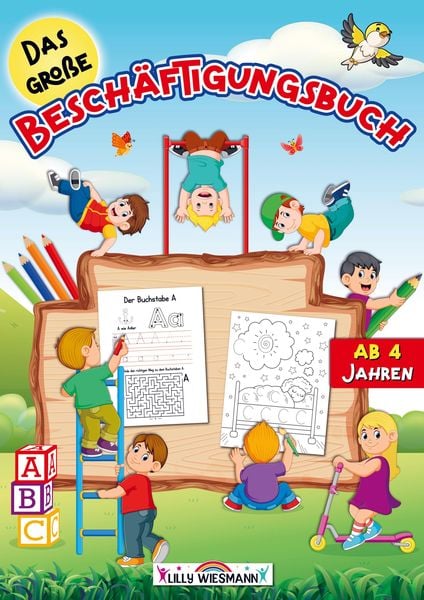 Produktbild: Das gro&szlig;e Besch&auml;ftigungsbuch ab 4 Jahre