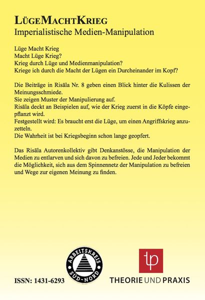 Produktbild: L&uuml;geMachtKrieg