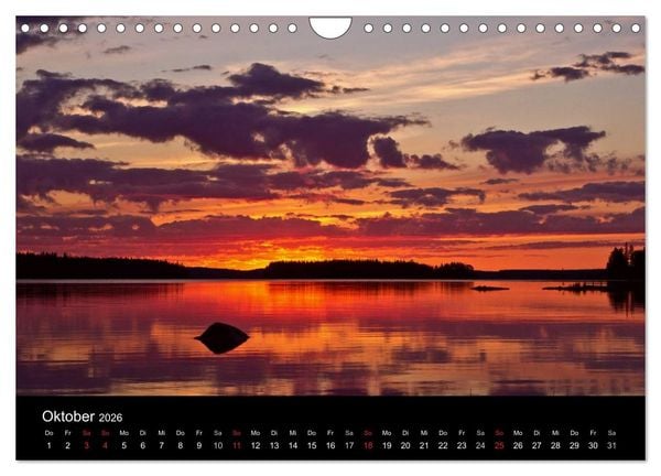 Produktbild: Lichter des Nordens (Wandkalender 2026 DIN A4 quer), CALVENDO Monatskalender