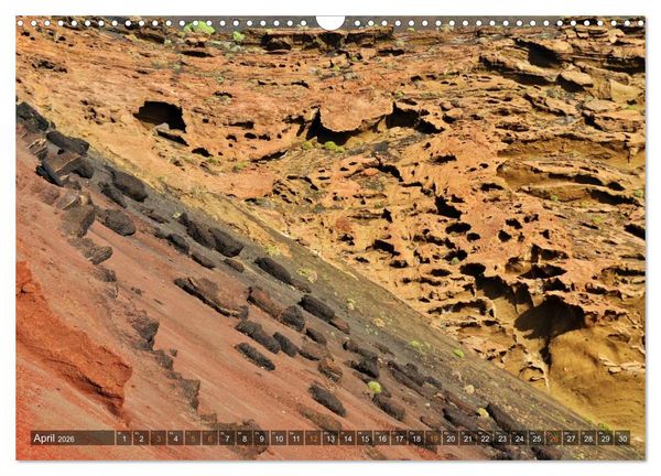 Produktbild: Lanzarote. Wunderwelt der Feuerberge (Wandkalender 2026 DIN A3 quer), CALVENDO Monatskalender