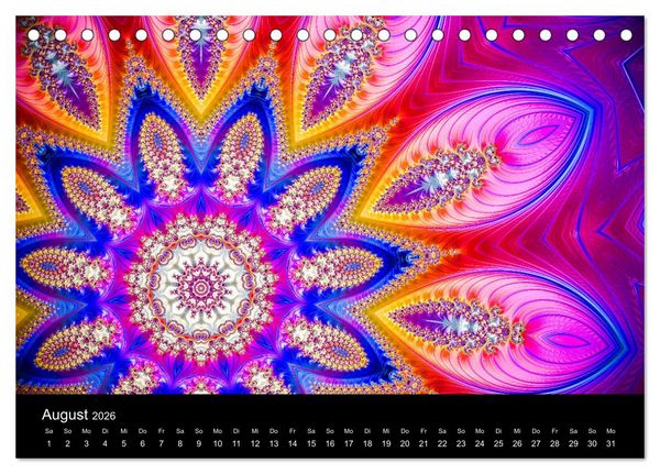 Produktbild: mandala-art (Tischkalender 2026 DIN A5 quer), CALVENDO Monatskalender