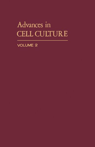 Produktbild: Advances in Cell Culture
