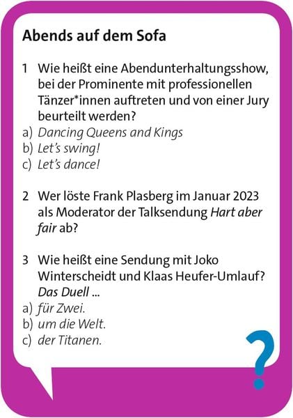 Produktbild: Pocket Quiz Alltagsfragen