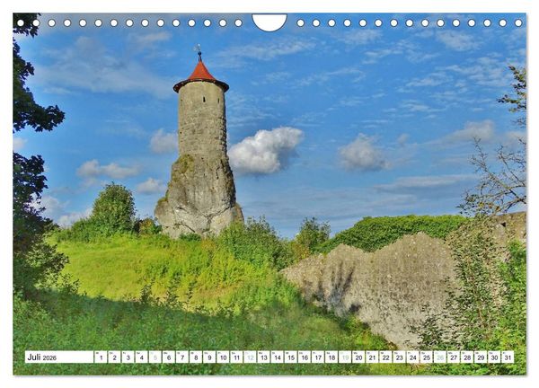 Produktbild: Wandererlebnisse in der Fr&auml;nkischen Schweiz (Wandkalender 2026 DIN A4 quer), CALVENDO Monatskalender