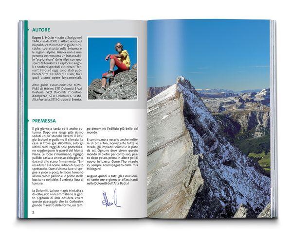 Produktbild: KOMPASS guida escursionistica Val Badia, Eccezionali Dolomiti, 50 itinerari