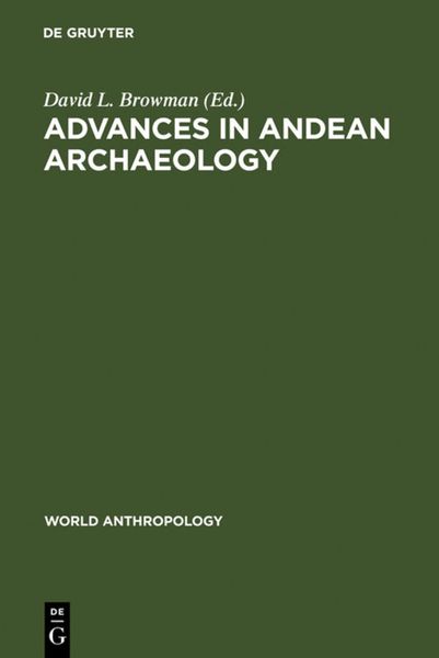 Produktbild: Advances in Andean Archaeology