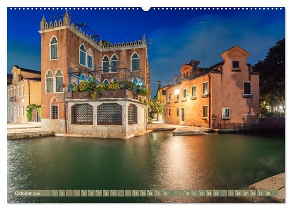 Produktbild: Venedig - Magische Lagunenstadt (Wandkalender 2026 DIN A2 quer), CALVENDO Monatskalender