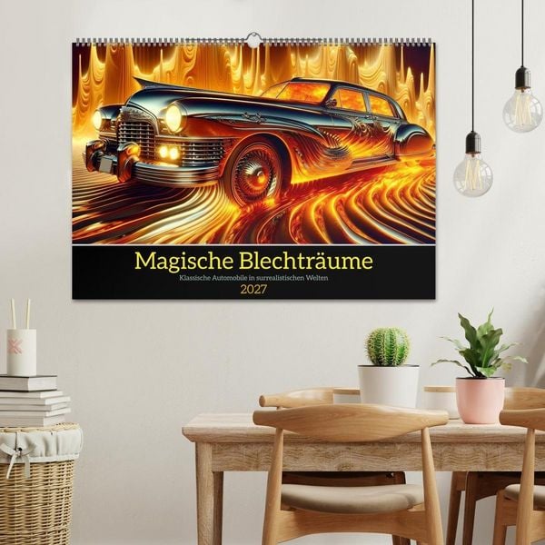 Produktbild: Magische Blechtr&auml;ume (Wandkalender 2027 DIN A2 quer), CALVENDO Monatskalender