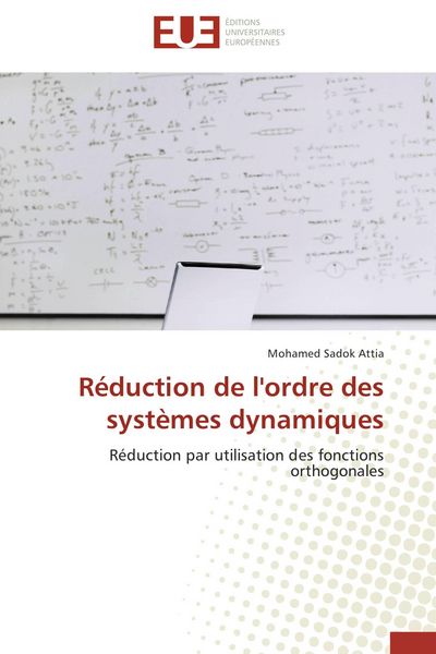 Produktbild: R&eacute;duction de l'ordre des syst&egrave;mes dynamiques