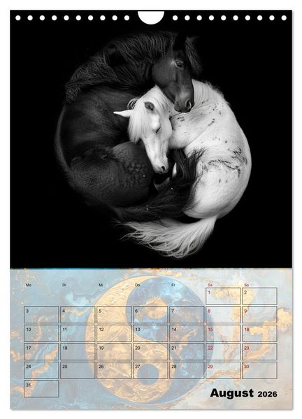 Produktbild: Sei das Yin zu meinem Yang (Wandkalender 2026 DIN A4 hoch), CALVENDO Monatskalender