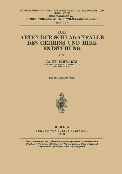 Produktbild: Die Arten der Schlaganf&auml;lle des Gehirns und ihre Entstehung