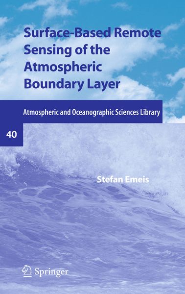Produktbild: Surface-Based Remote Sensing of the Atmospheric Boundary Layer