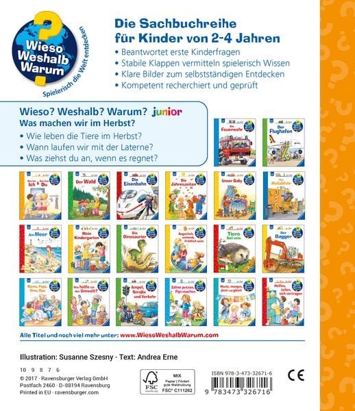 Produktbild: Was machen wir im Herbst? / Wieso? Weshalb? Warum? Junior Bd. 61