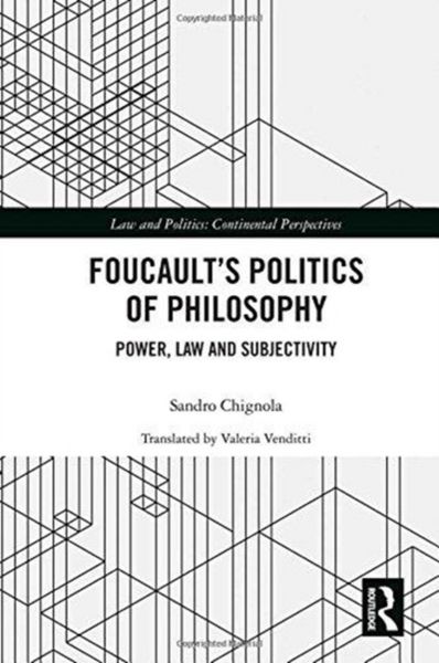 Produktbild: Chignola, S: Foucault's Politics of Philosophy