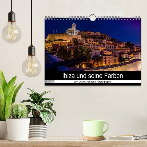 Produktbild: Ibiza und seine Farben (Wandkalender 2026 DIN A4 quer), CALVENDO Monatskalender