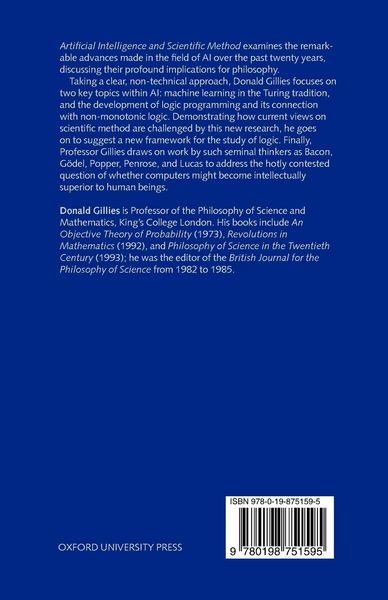 Produktbild: Artificial Intelligence and Scientific Method