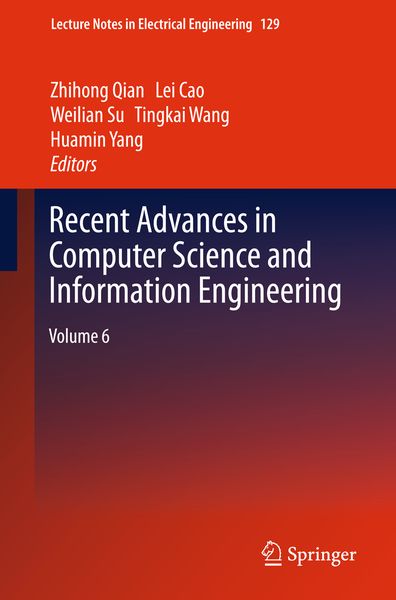 Produktbild: Recent Advances in Computer Science and Information Engineering