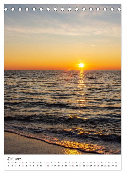 Produktbild: Sehnsucht nach Sylt (Tischkalender 2026 DIN A5 hoch), CALVENDO Monatskalender