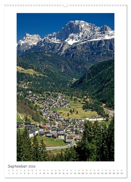 Produktbild: S&uuml;dtirol und Dolomiten (Wandkalender 2026 DIN A2 hoch), CALVENDO Monatskalender