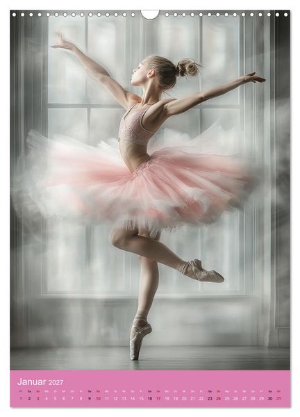 Produktbild: Sch&ouml;nheit und Eleganz im Ballett (Wandkalender 2027 DIN A3 hoch), CALVENDO Monatskalender