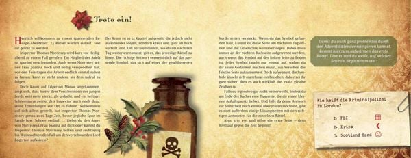 Produktbild: Mord im Herrenhaus - Ein Escape-Adventskalender f&uuml;r Einsteiger