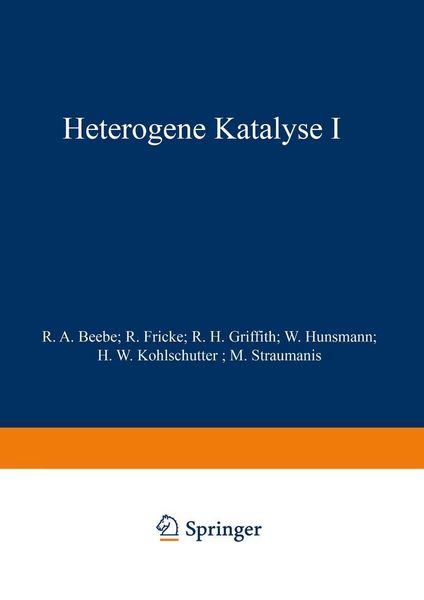 Produktbild: Heterogene Katalyse I