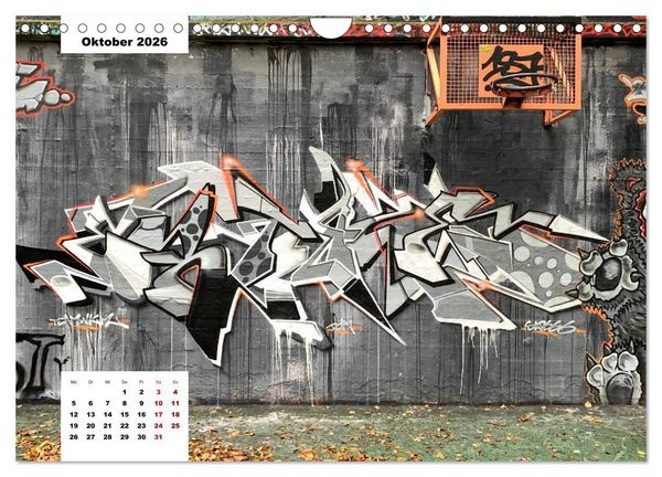 Produktbild: Hamburg Graffiti (Wandkalender 2026 DIN A4 quer), CALVENDO Monatskalender
