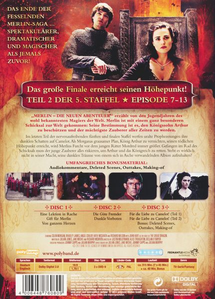 Produktbild: Merlin - Die neuen Abenteuer - Vol. 10 [3 DVDs]