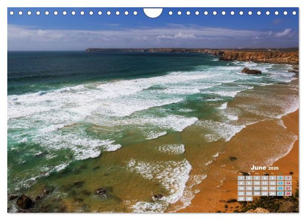 Produktbild: ALGARVE Portugals red coast (Wall Calendar 2026 DIN A4 landscape), CALVENDO 12 Month Wall Calendar