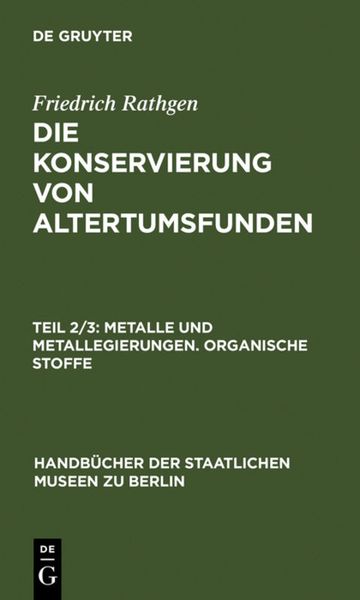 Produktbild: Metalle und Metallegierungen. Organische Stoffe