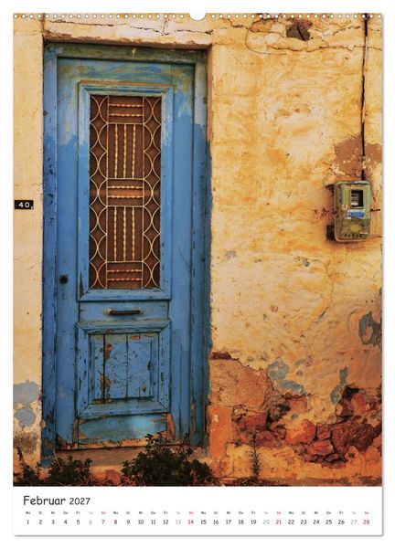 Produktbild: Kreta, deine T&uuml;ren (Wandkalender 2027 DIN A2 hoch), CALVENDO Monatskalender