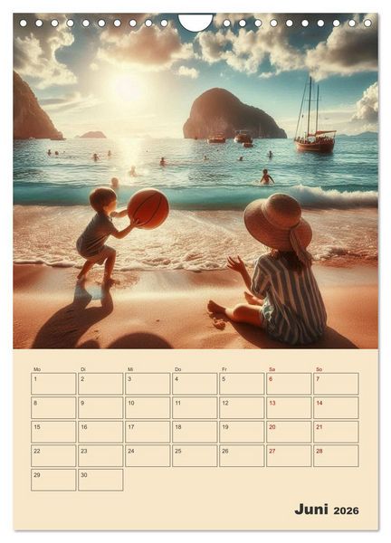 Produktbild: Fiktive Momente am Meer (Wandkalender 2026 DIN A4 hoch), CALVENDO Monatskalender