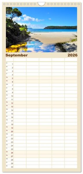 Produktbild: Familienplaner 2026 - Erlebe mit mir das unvergleichliche Australien mit 5 Spalten (Wandkalender, 21 x 45 cm) CALVENDO