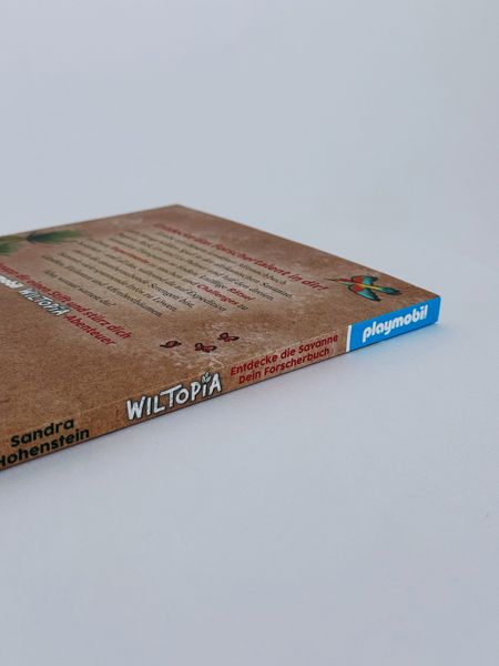 Produktbild: PLAYMOBIL Wiltopia. Entdecke die Savanne! Dein Forscherbuch voller kniffliger R&auml;tsel, spannender Fakten, kleiner Experimente und vielem mehr!