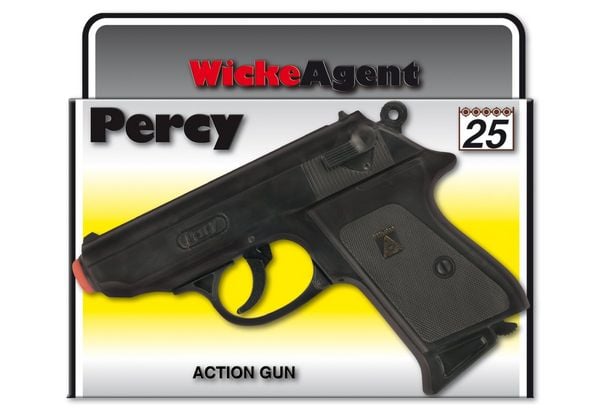 Produktbild: 25er Agentenrevolver Percy ca. 15,8 cm, Box