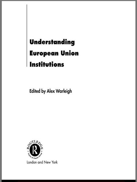 Produktbild: Understanding European Union Institutions