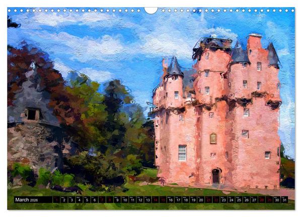 Produktbild: Castles of Scotland (Wall Calendar 2026 DIN A3 landscape), CALVENDO 12 Month Wall Calendar