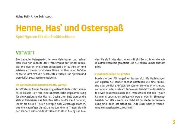 Produktbild: Henne, Has' und Osterspa&szlig;. Erz&auml;hlschienen-Figurenset