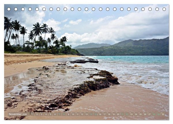 Produktbild: Samana - Palmen und Str&auml;nde (Tischkalender 2026 DIN A5 quer), CALVENDO Monatskalender