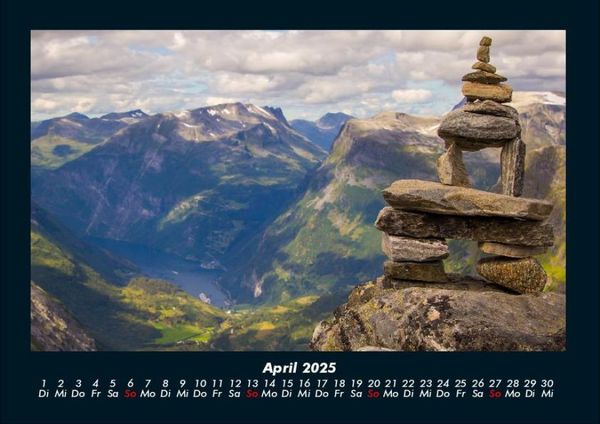Produktbild: Berge 2025 Fotokalender DIN A4